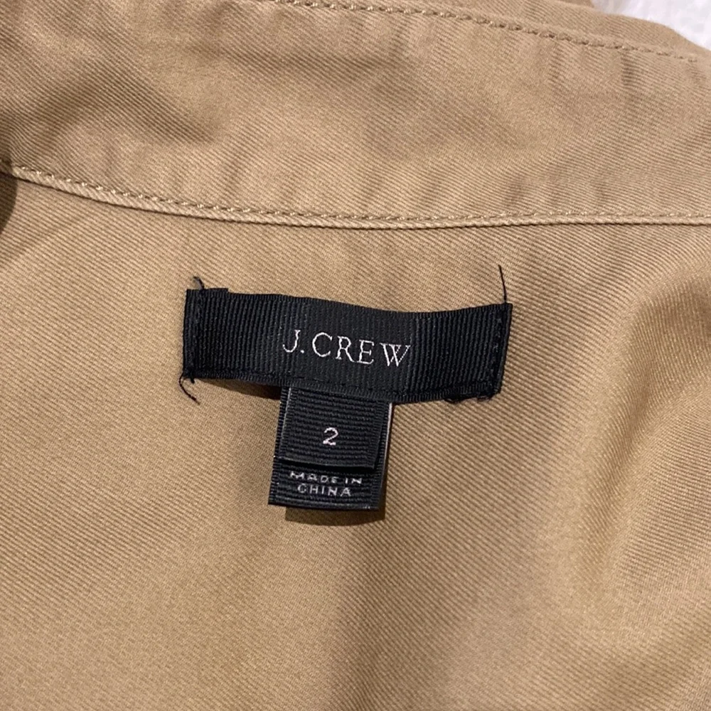 J Crew Sleeveless Shirt Dress, Size 2 - Picture 3 of 6